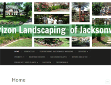 Tablet Screenshot of horizonlandscapingjax.com